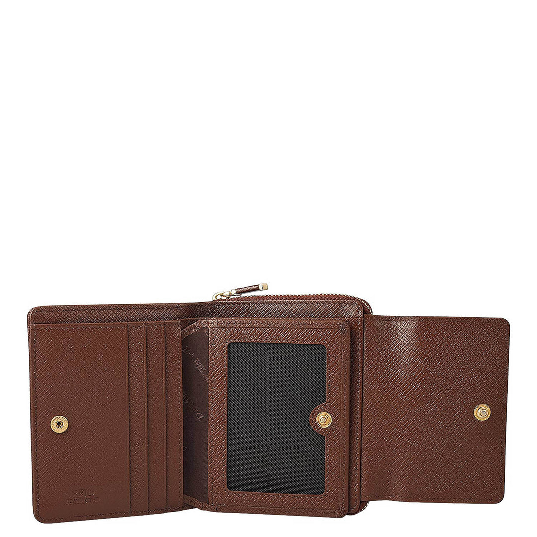 Monogram Leather Ladies Wallet - Date