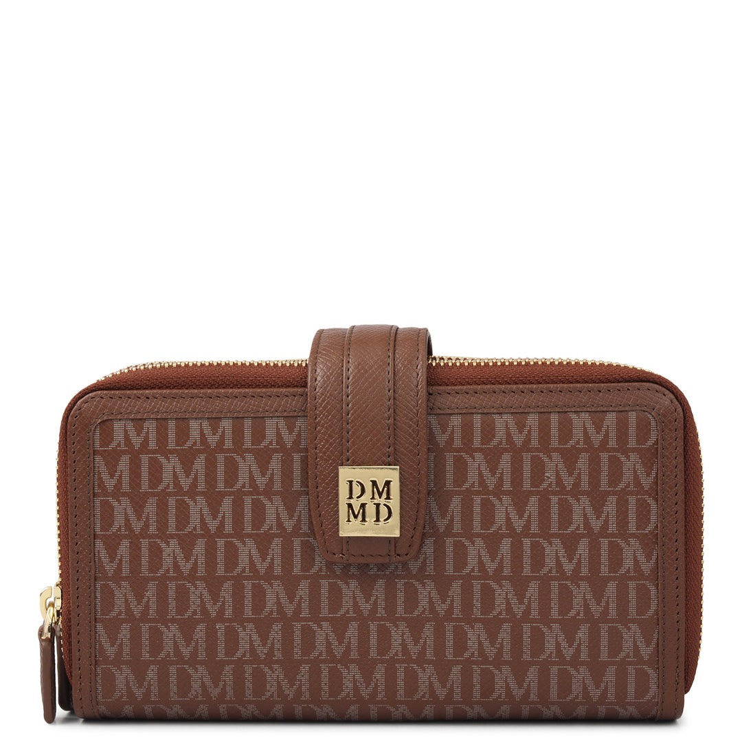 Monogram Leather Ladies Wallet - Date
