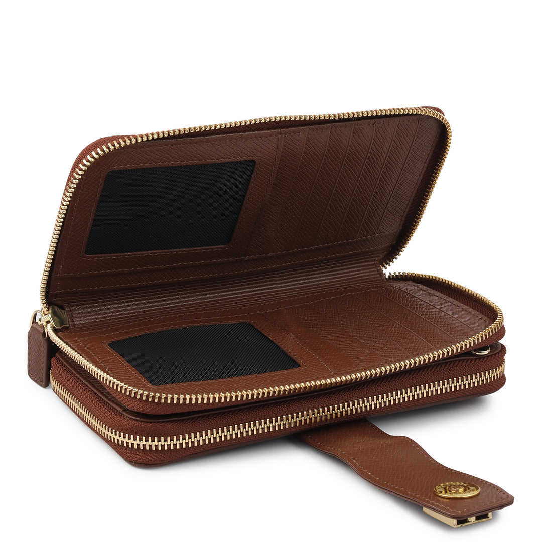 Monogram Leather Ladies Wallet - Date