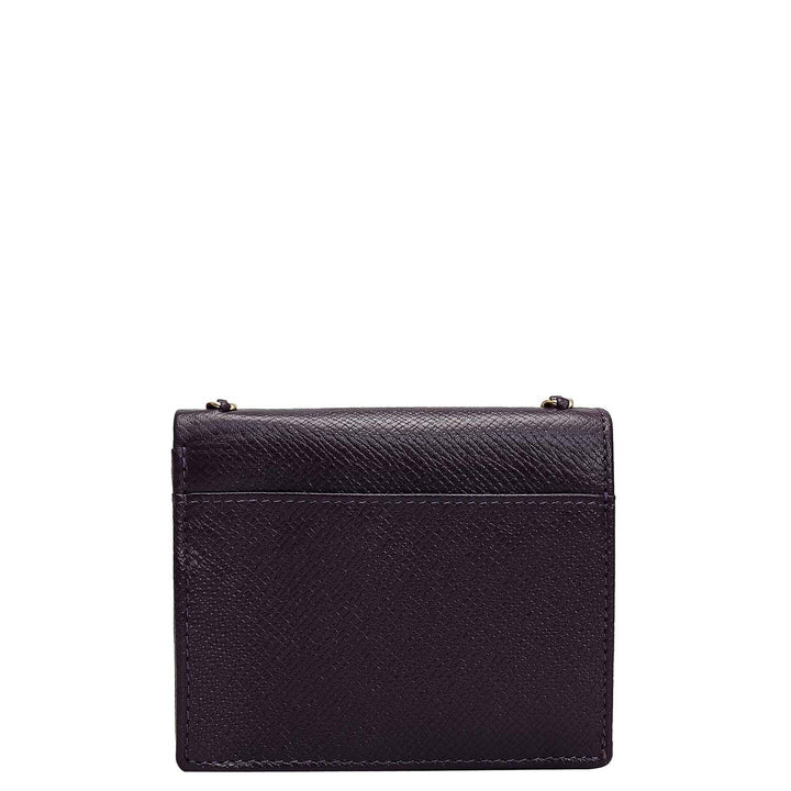 Franzy Leather Ladies Sling Wallet - Grapevine