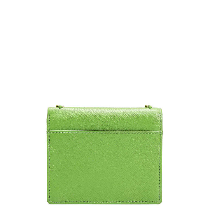 Franzy Leather Ladies Sling Wallet - Kiwi