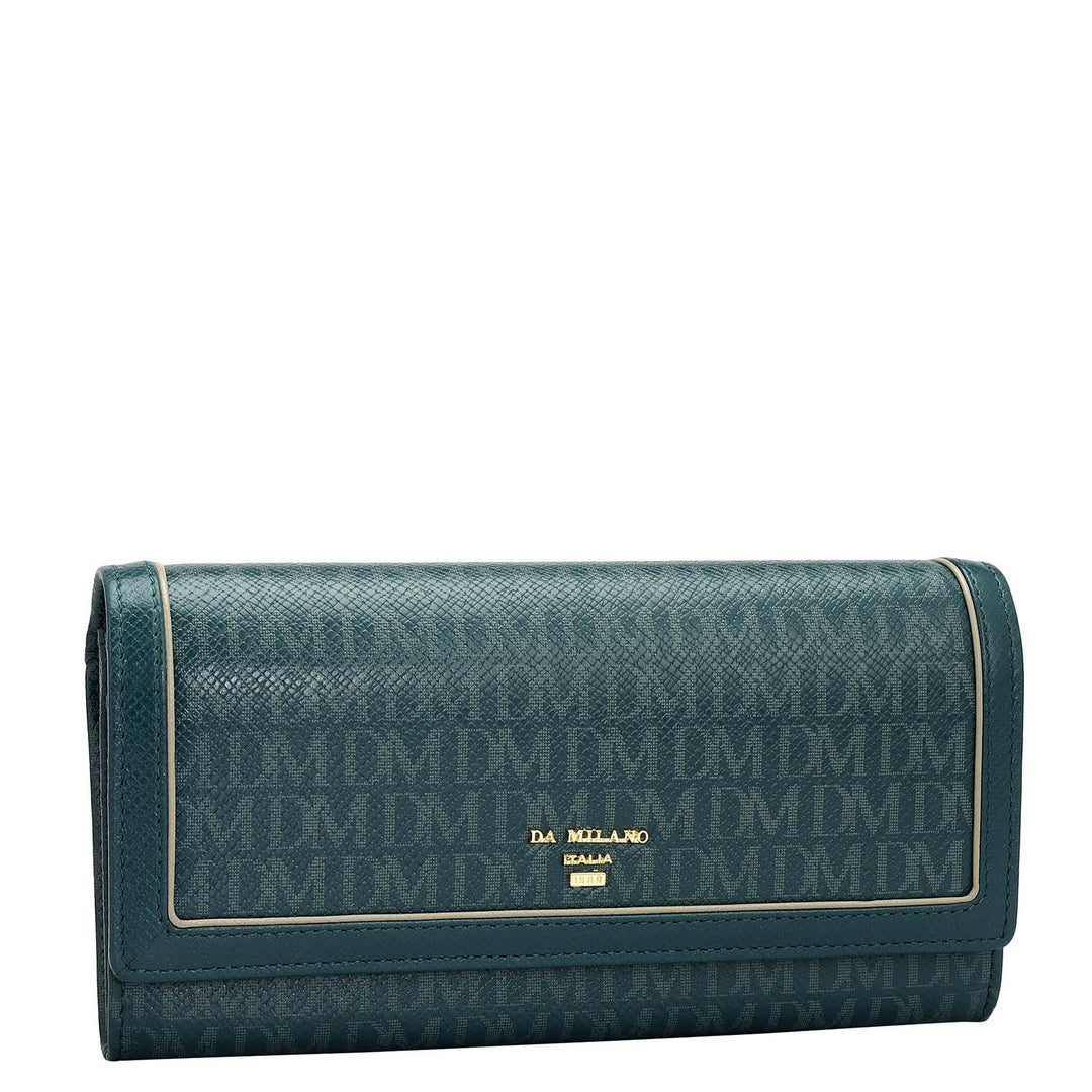 Monogram Leather Ladies Sling Wallet - Octane