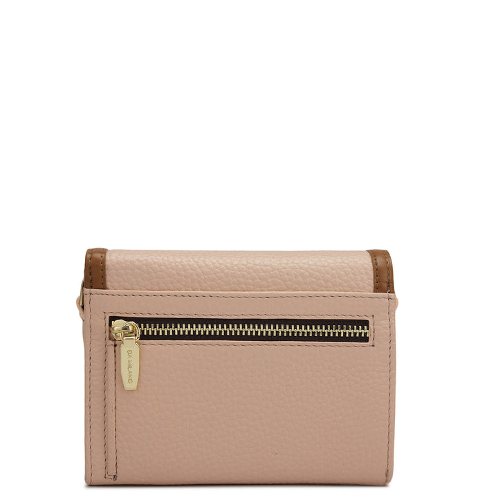 Wax Leather Ladies Wallet - Feather