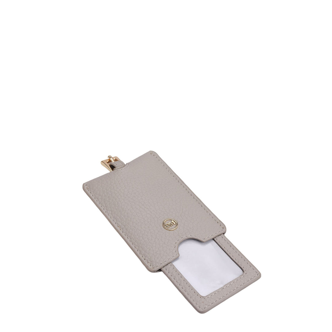 Wax Leather Luggage Tag - Khaki
