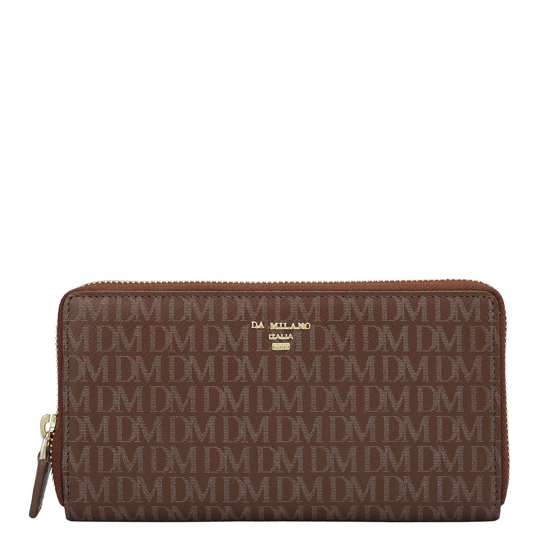 Monogram Leather Ladies Wallet - Date