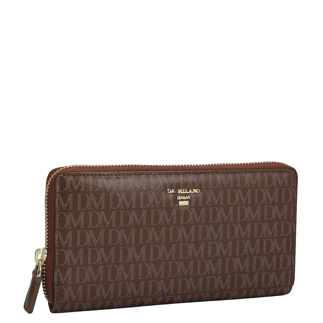 Monogram Leather Ladies Wallet - Date