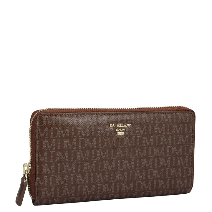Monogram Leather Ladies Wallet - Date