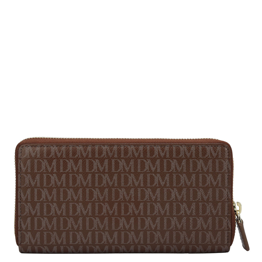 Monogram Leather Ladies Wallet - Date