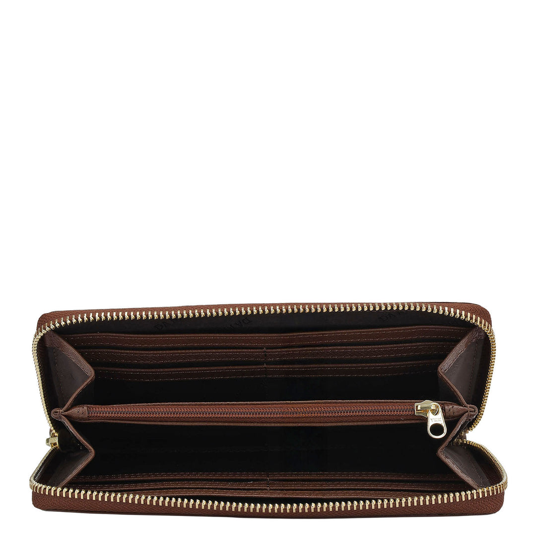 Monogram Leather Ladies Wallet - Date