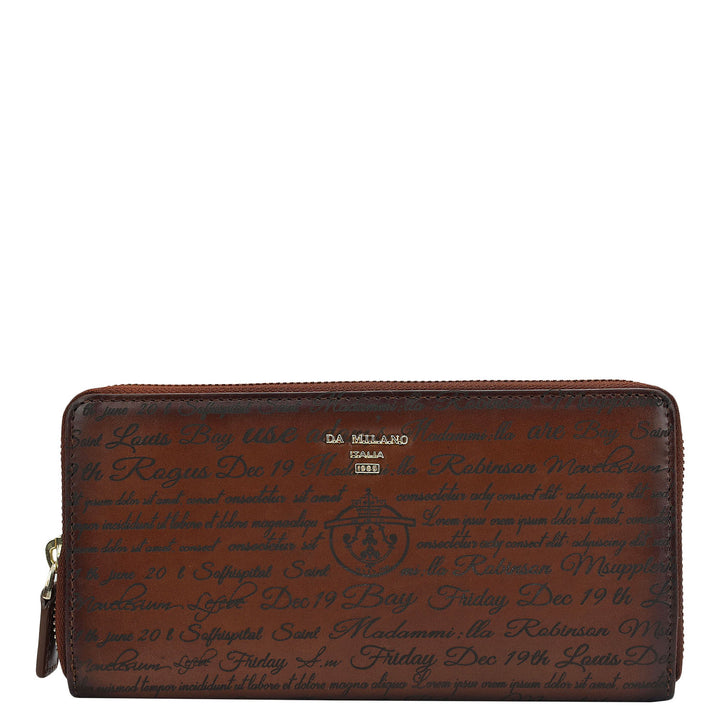 Signato Leather Ladies Wallet - Cognac