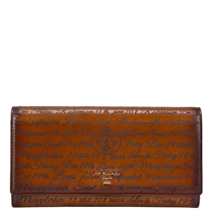 Signato Leather Ladies Wallet - Cognac