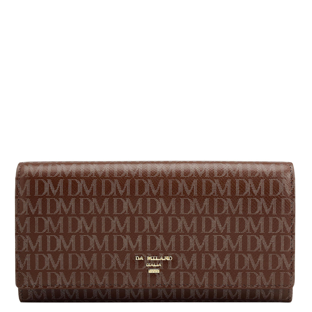 Monogram Leather Ladies Wallet - Date