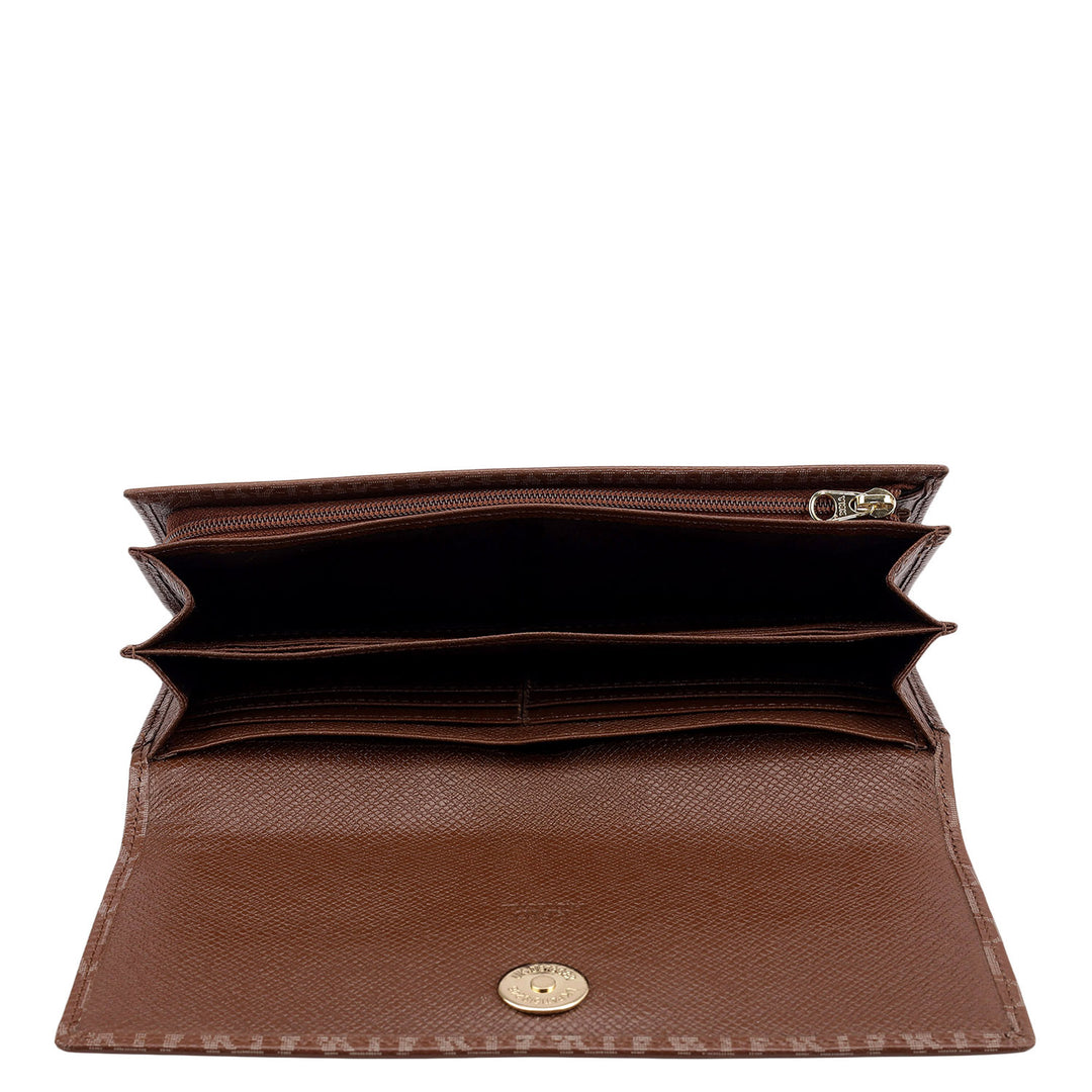 Monogram Leather Ladies Wallet - Date