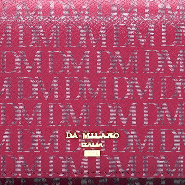 Monogram Leather Ladies Wallet - Plumberry