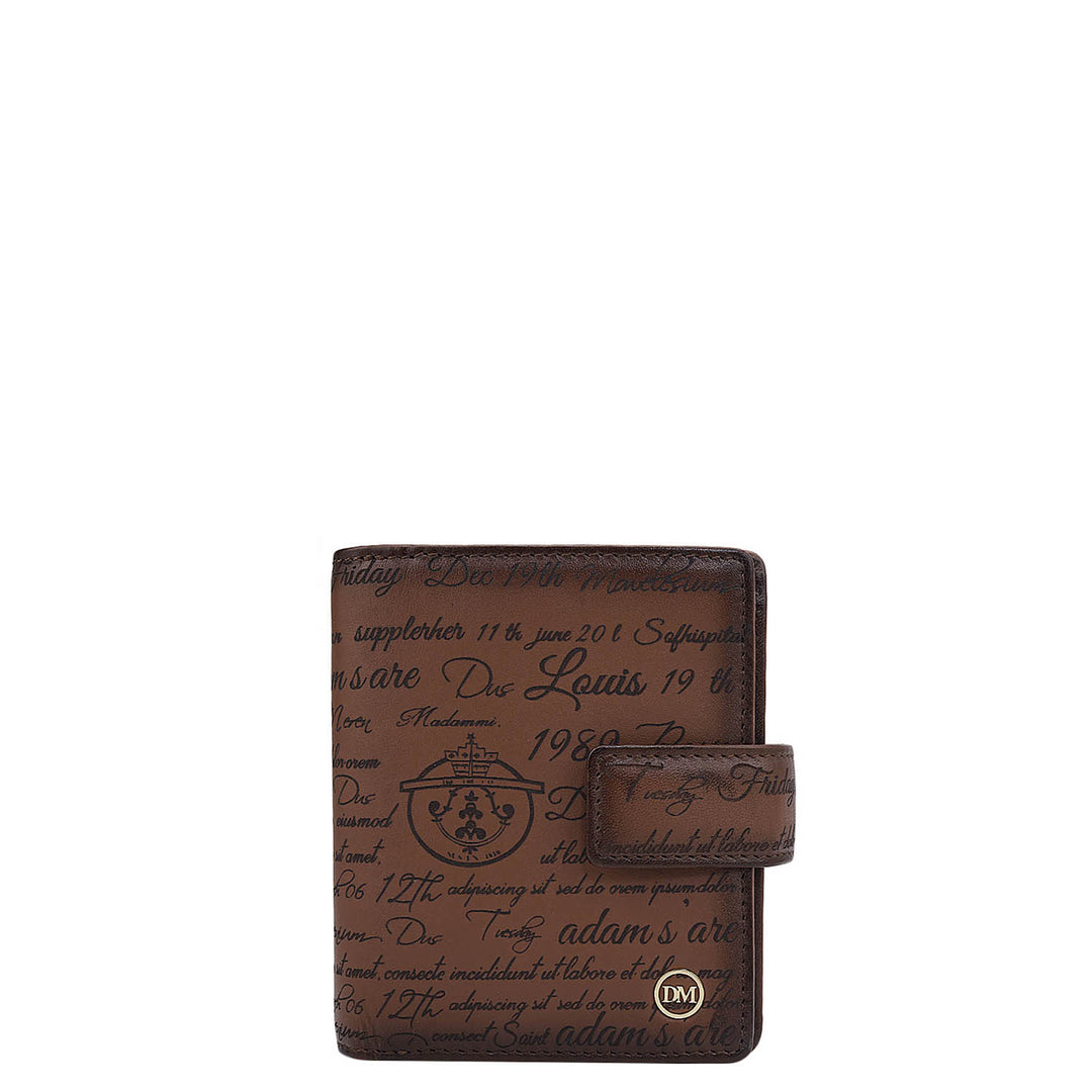 Signato Leather Ladies Wallet - Cognac
