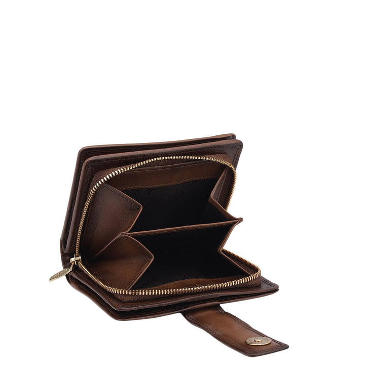 Signato Leather Ladies Wallet - Cognac
