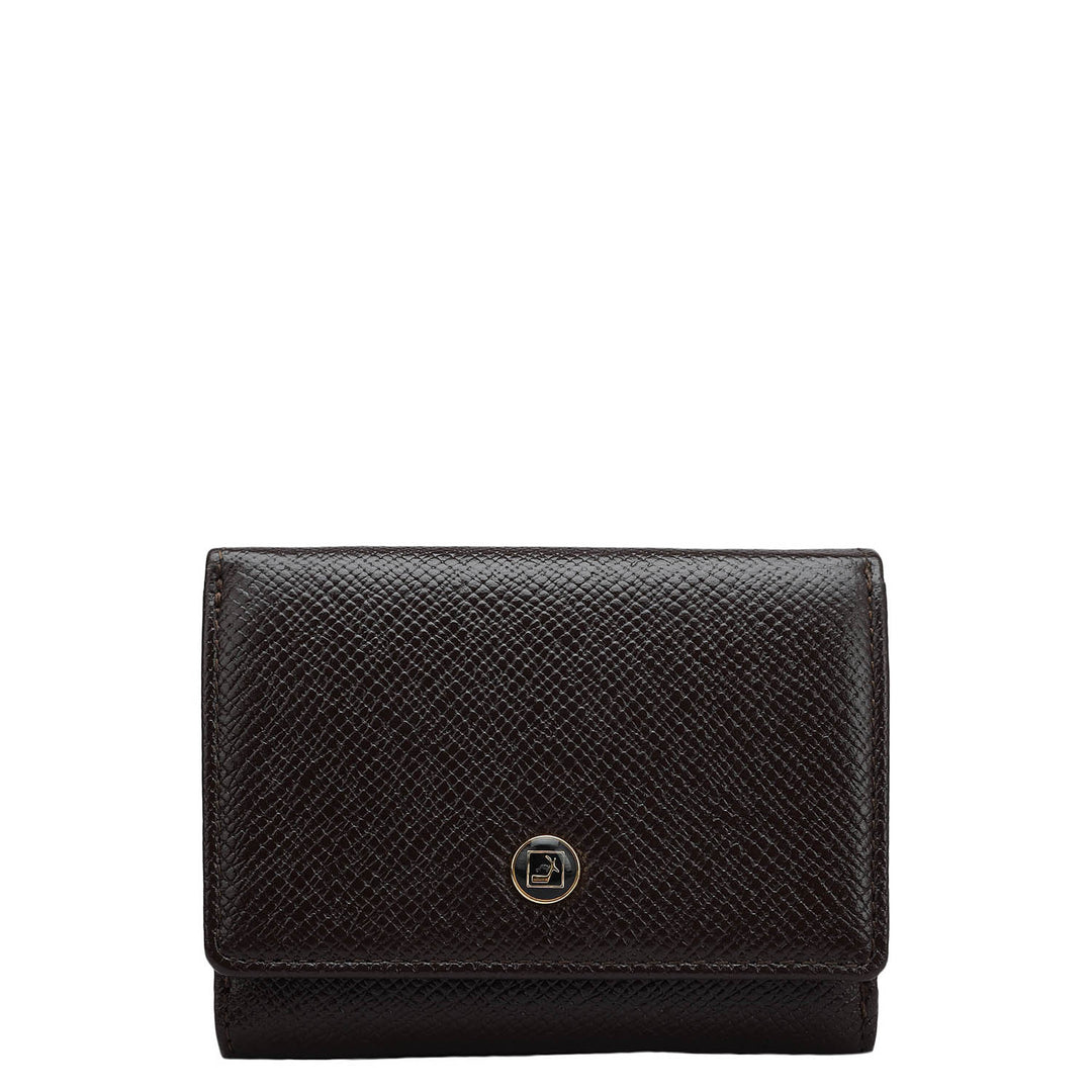 Franzy Leather Ladies Wallet - Chocolate