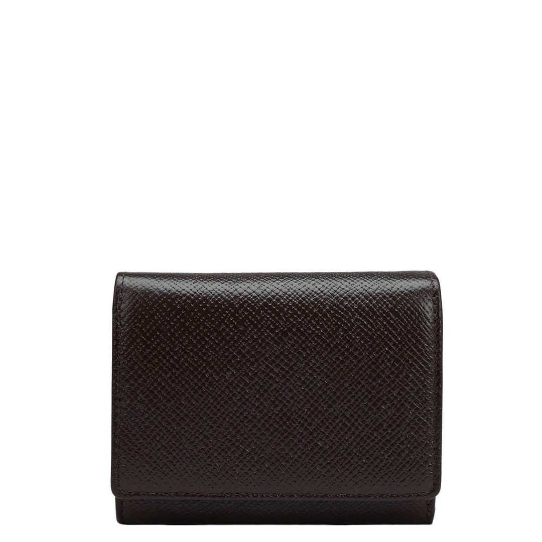 Franzy Leather Ladies Wallet - Chocolate