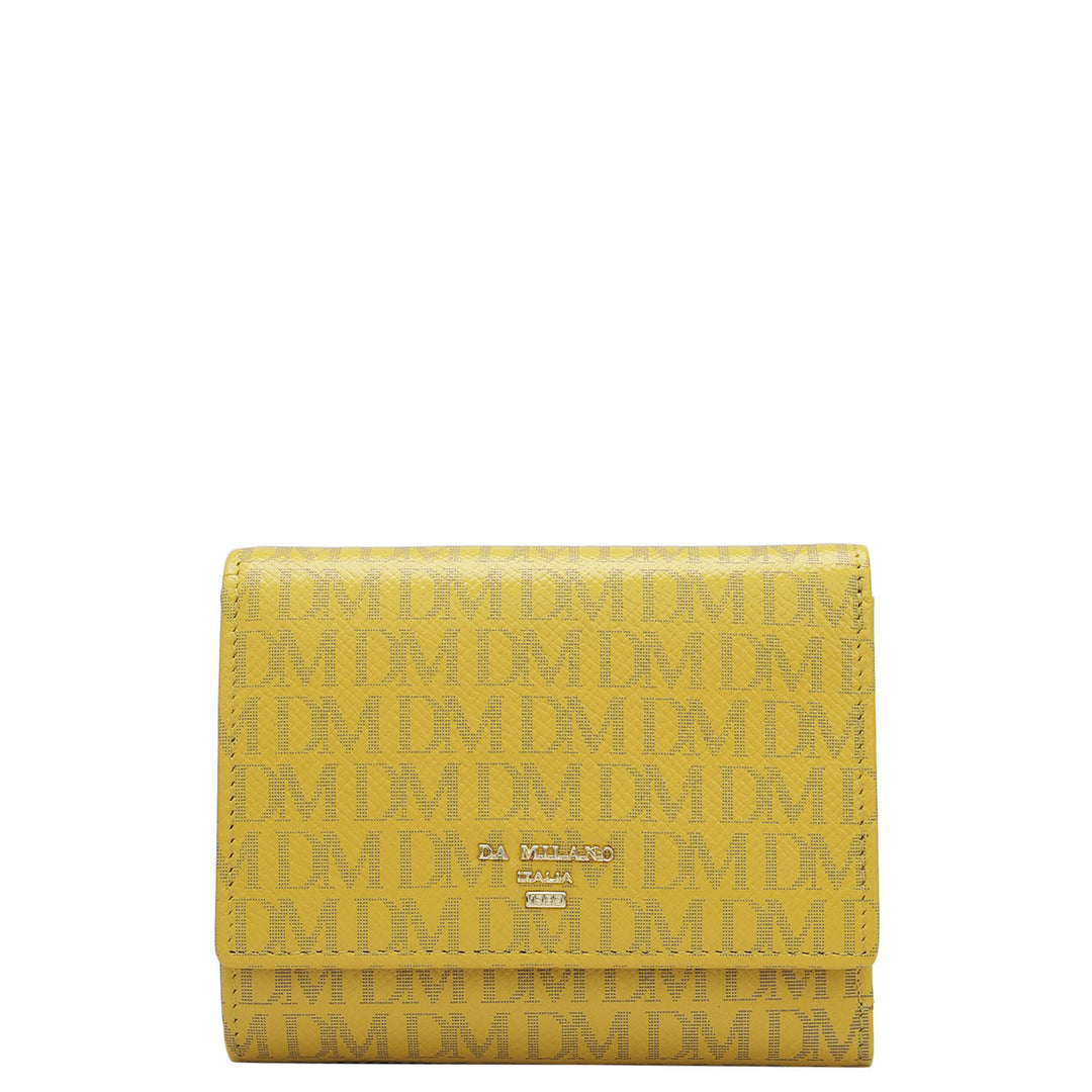 Monogram Leather Ladies Wallet - Minion