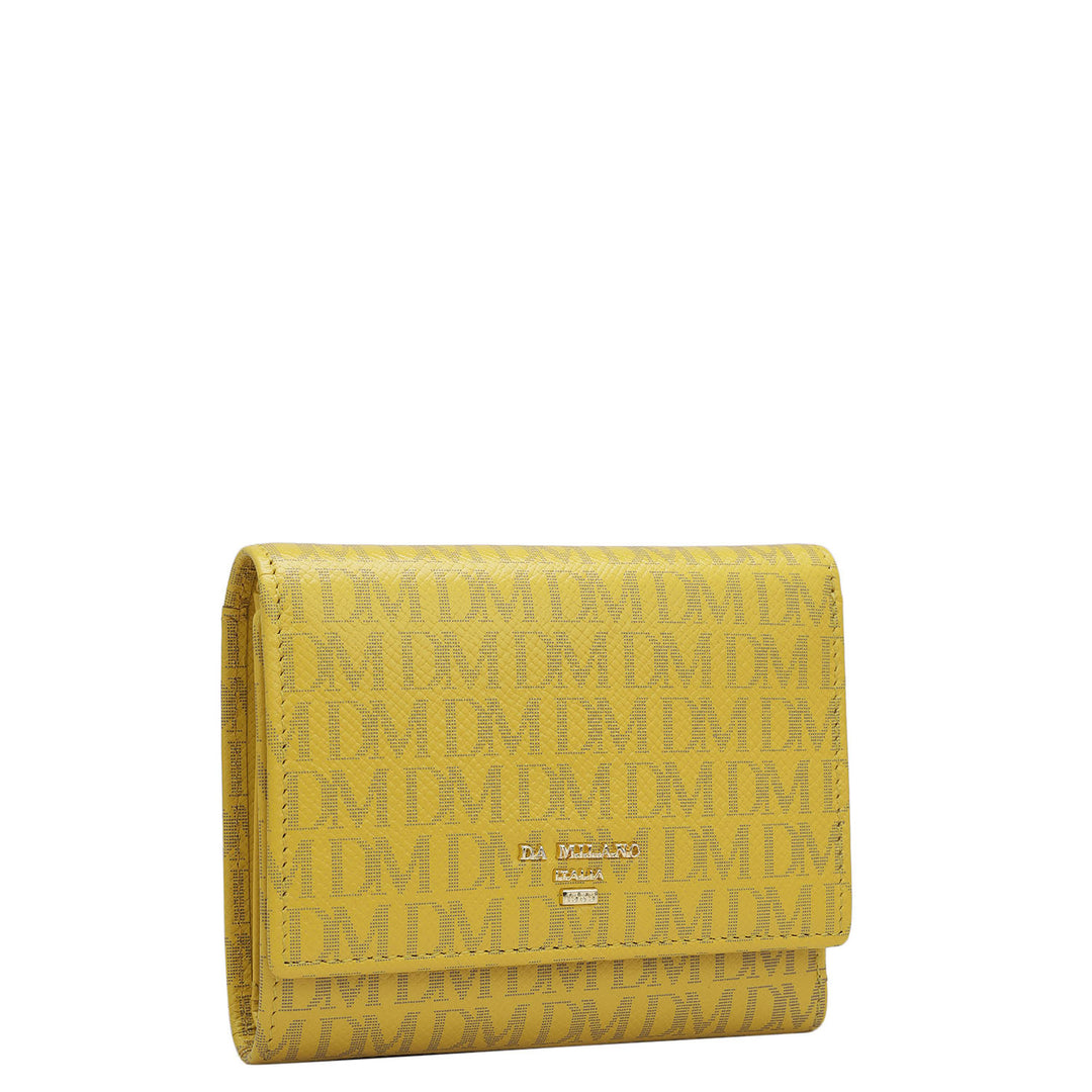 Monogram Leather Ladies Wallet - Minion