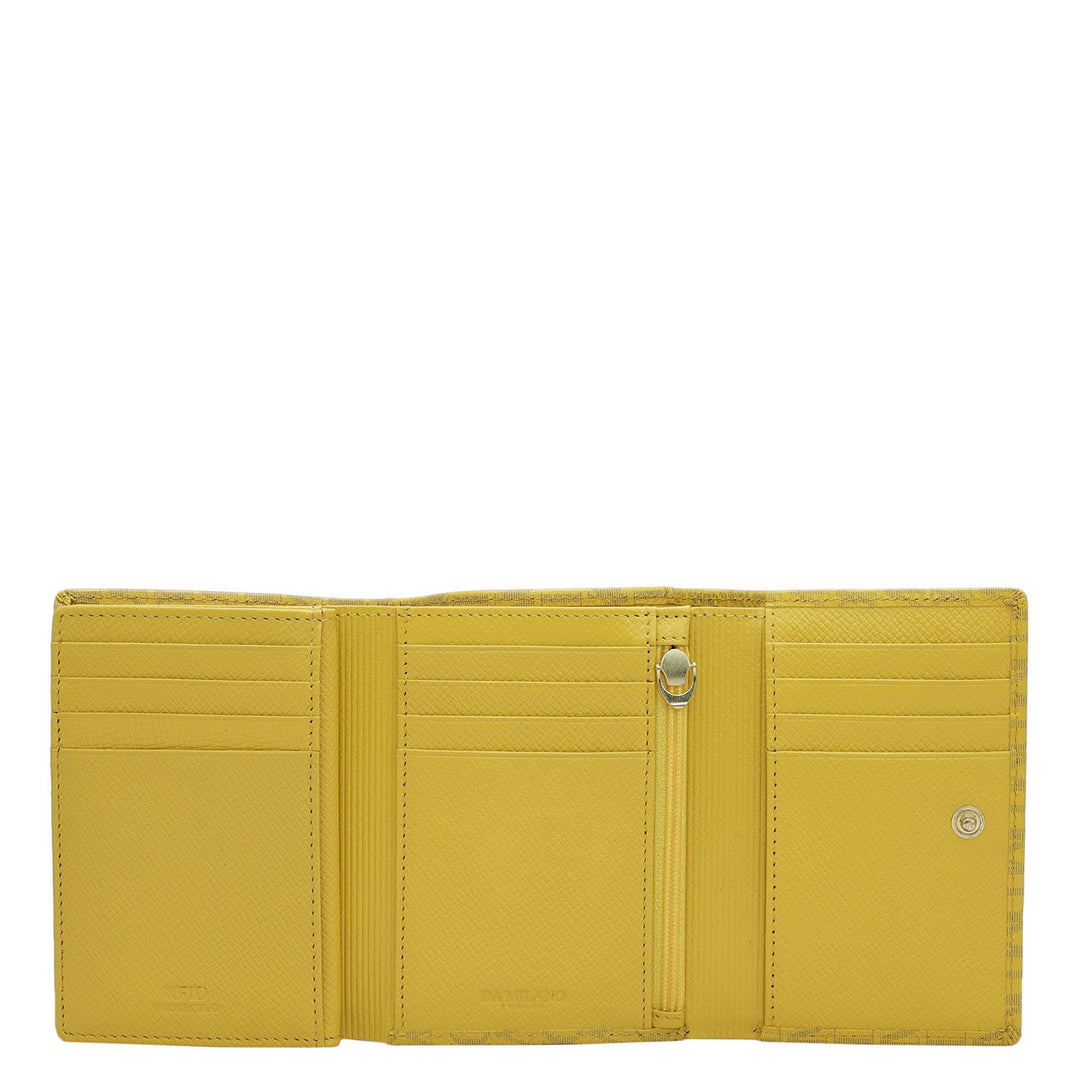 Monogram Leather Ladies Wallet - Minion