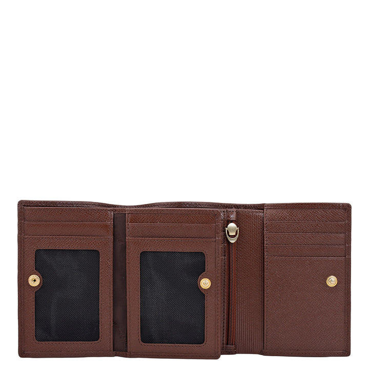 Croco Leather Ladies Wallet - Date