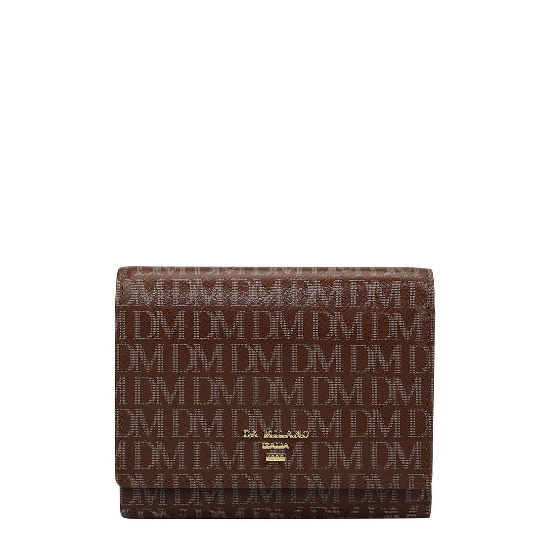 Monogram Leather Ladies Wallet - Date