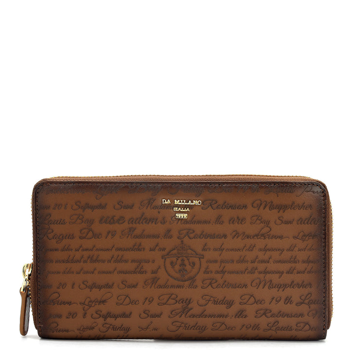 Signato Leather Ladies Wallet - Cognac