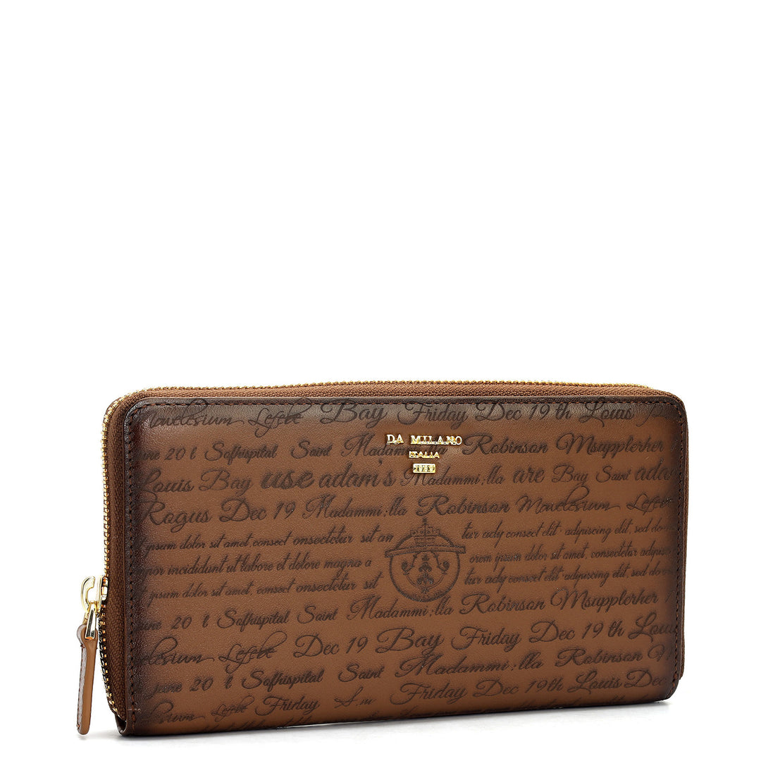 Signato Leather Ladies Wallet - Cognac