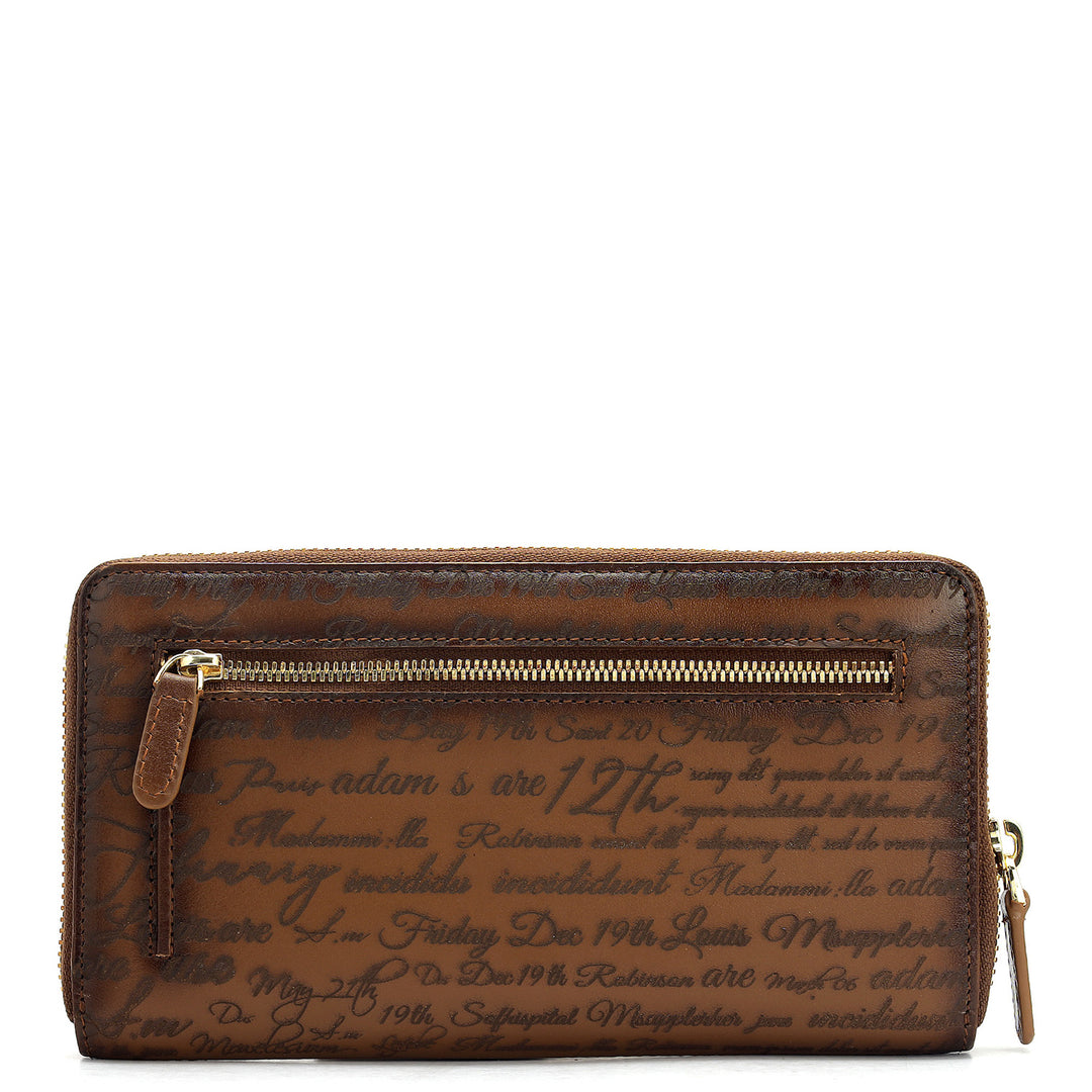 Signato Leather Ladies Wallet - Cognac