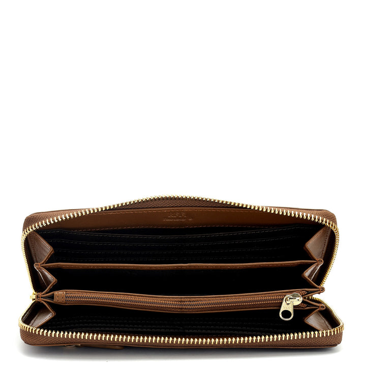 Signato Leather Ladies Wallet - Cognac