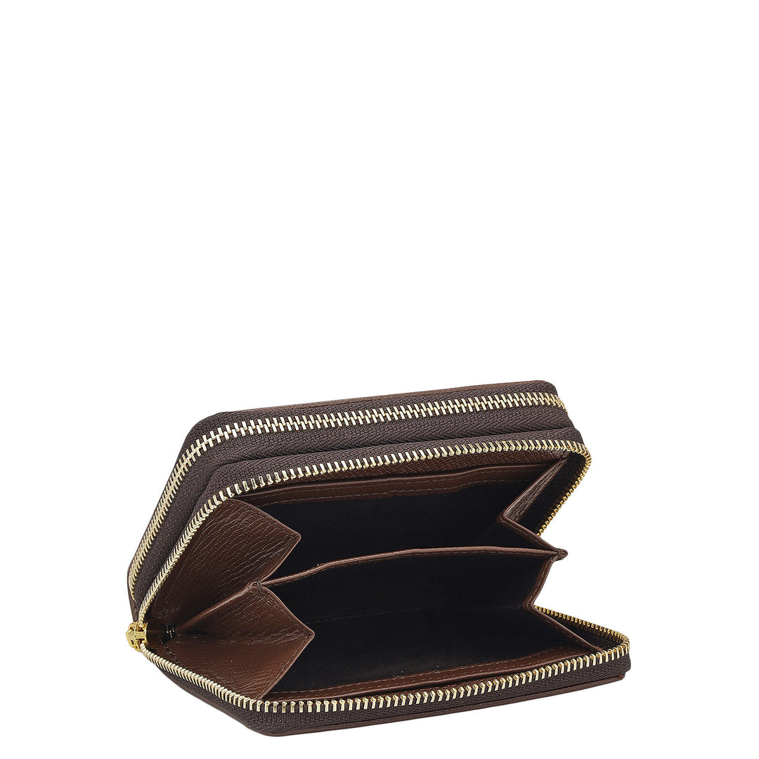 Croco Leather Ladies Wallet - Date