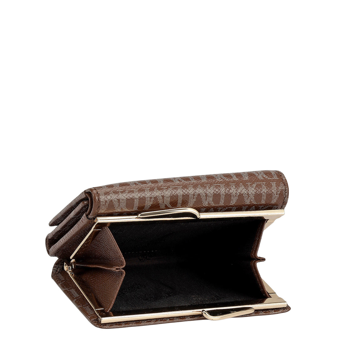 Monogram Leather Ladies Wallet - Date