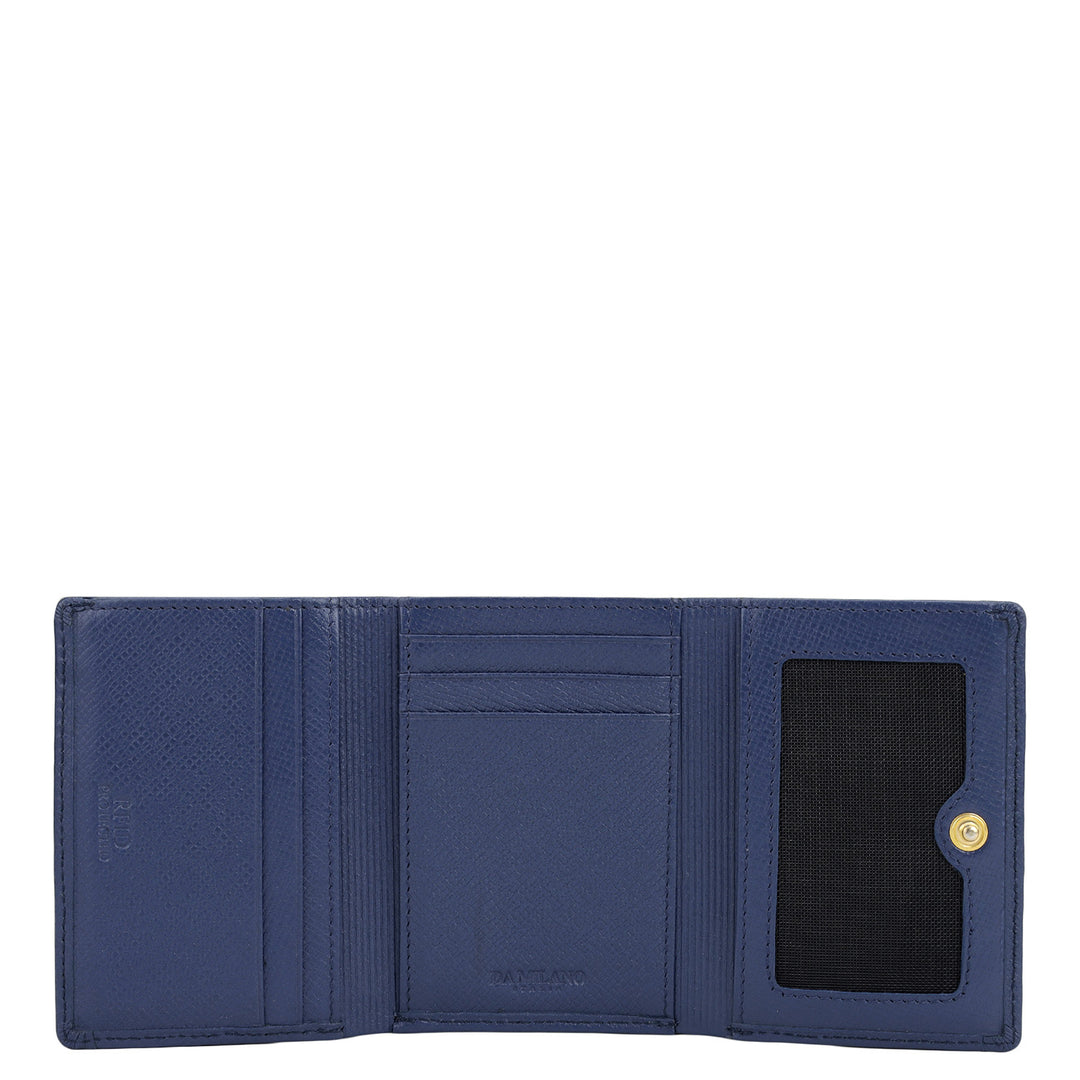 Croco Leather Ladies Wallet - Stardust