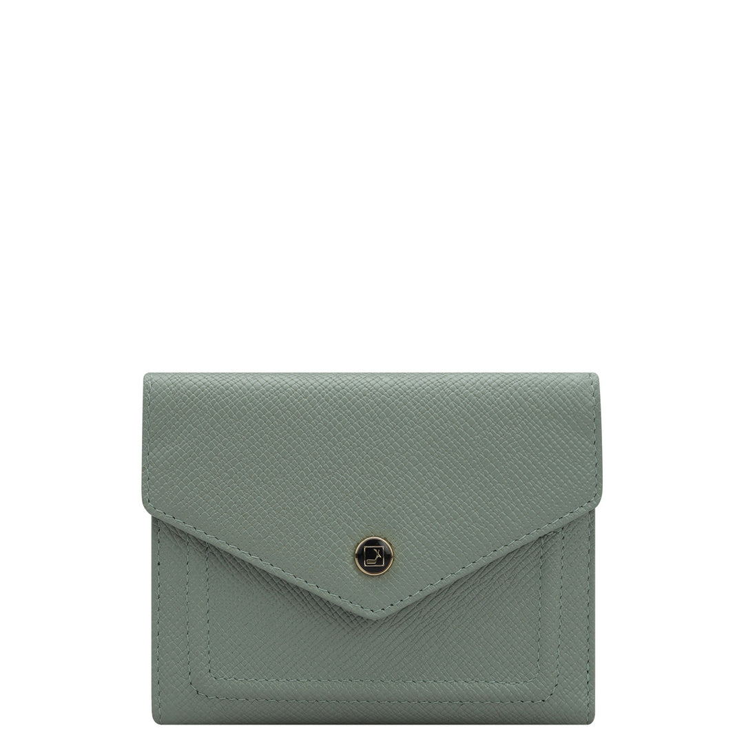 Franzy Leather Ladies Wallet - Jade