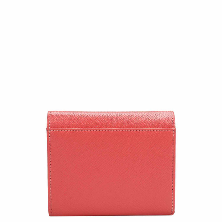 Franzy Leather Ladies Wallet - Corallo