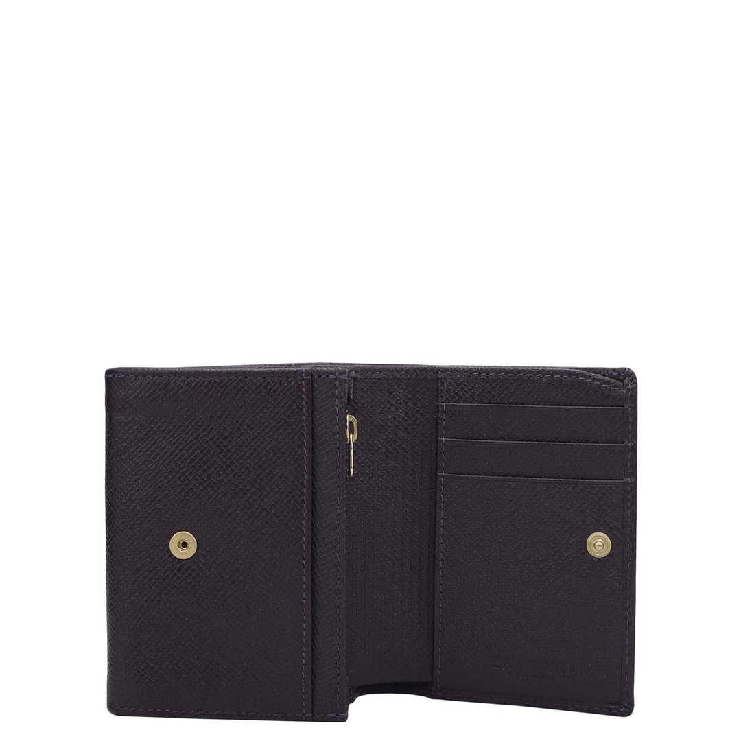 Franzy Leather Ladies Wallet - Grapevine
