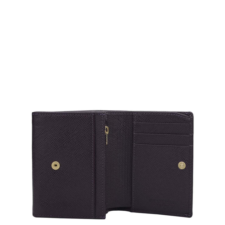 Franzy Leather Ladies Wallet - Grapevine
