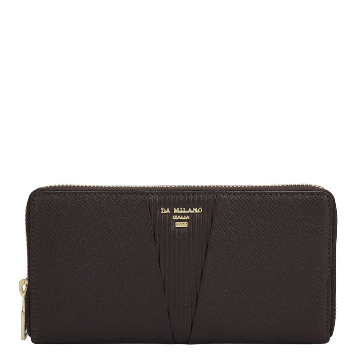 Franzy Leather Ladies Wallet - Chocolate