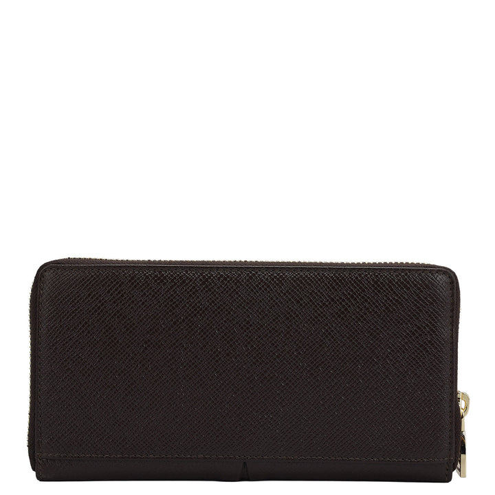 Franzy Leather Ladies Wallet - Chocolate