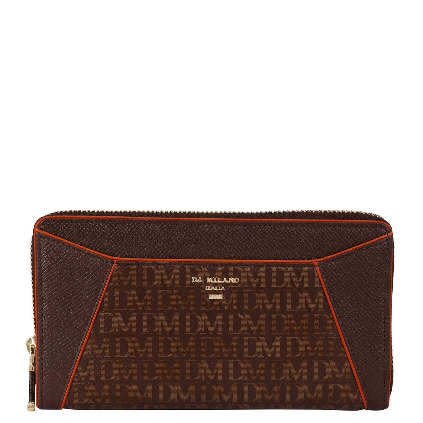 Monogram Franzy Leather Ladies Wallet - Oak
