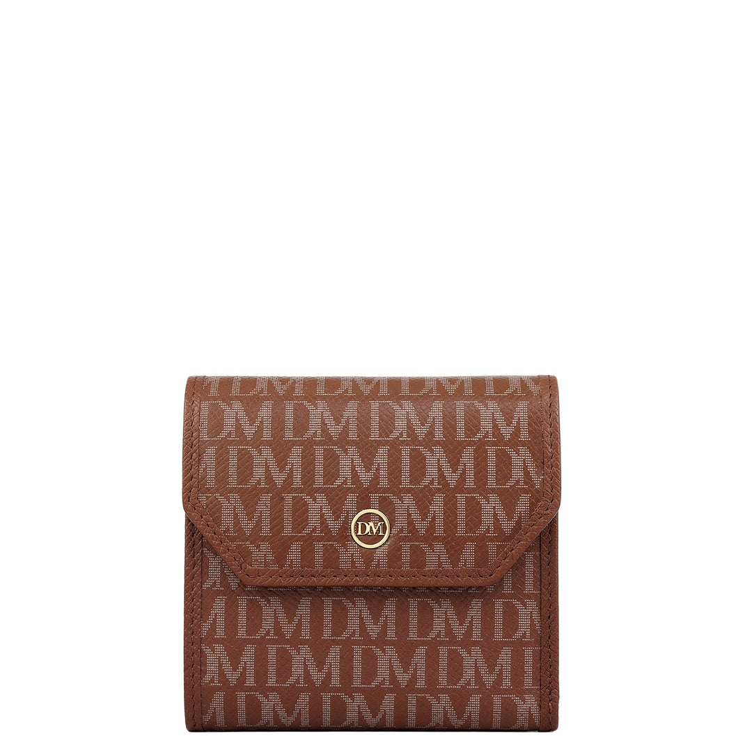 Monogram Leather Ladies Wallet - Date