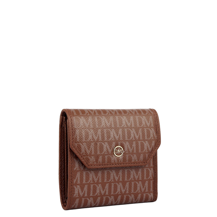 Monogram Leather Ladies Wallet - Date