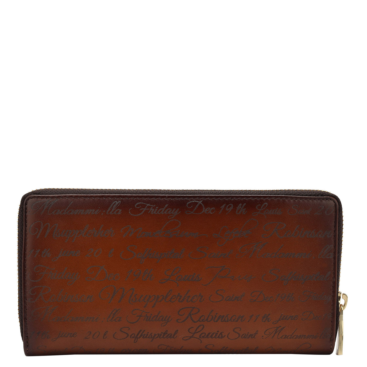 Signato Leather Ladies Wallet - Cognac