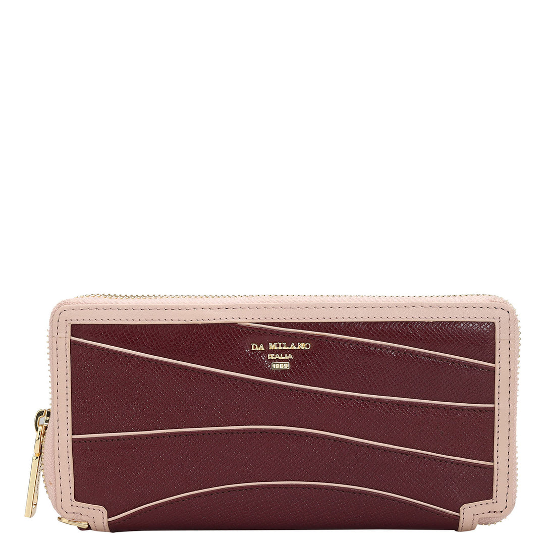 Franzy Leather Ladies Wallet - Blood Stone