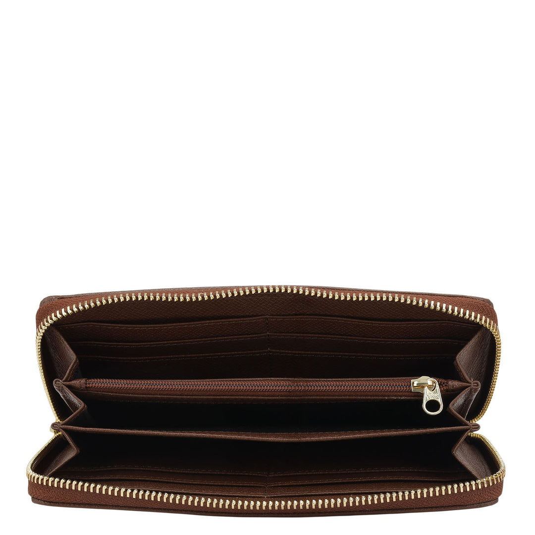 Monogram Franzy Leather Ladies Wallet - Date