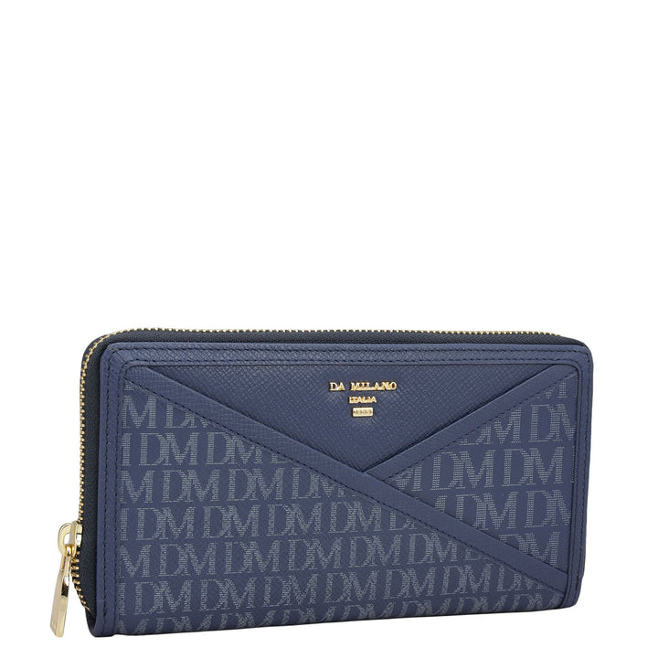 Monogram Franzy Leather Ladies Wallet - Stardust