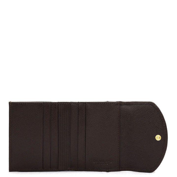 Franzy Leather Ladies Wallet - Chocolate