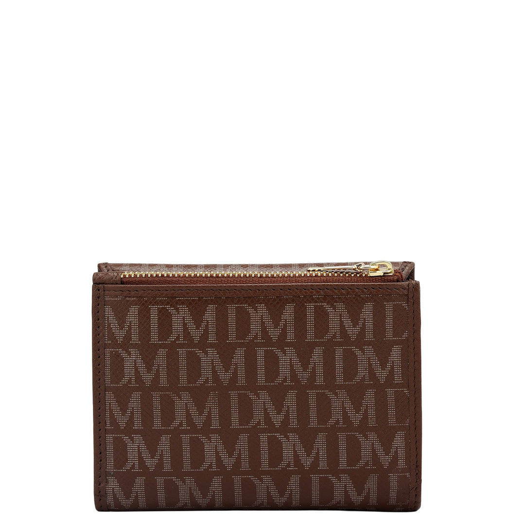 Monogram Leather Ladies Wallet - Date