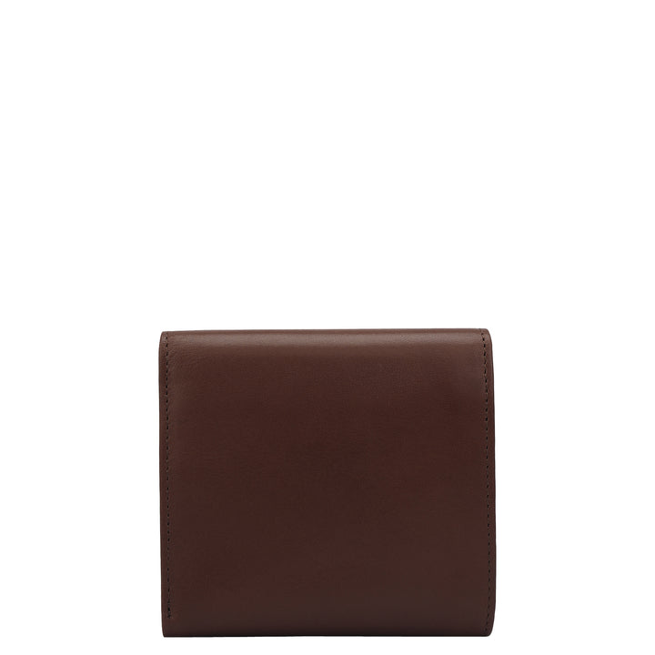 Plain Leather Ladies Wallet - Brown